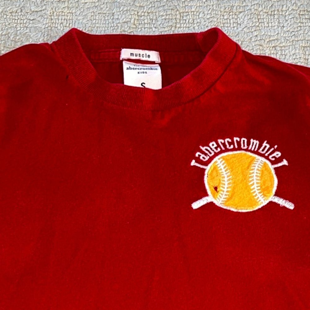 Abercrombie Kids Boys Muscle Long Sleeve Baseball Shirt - Size Small